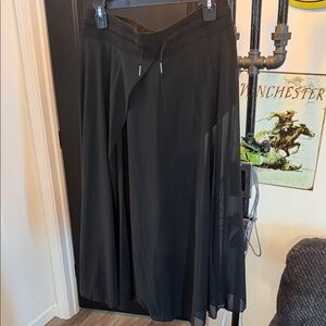 HALARA XL Black Maxi Skirt